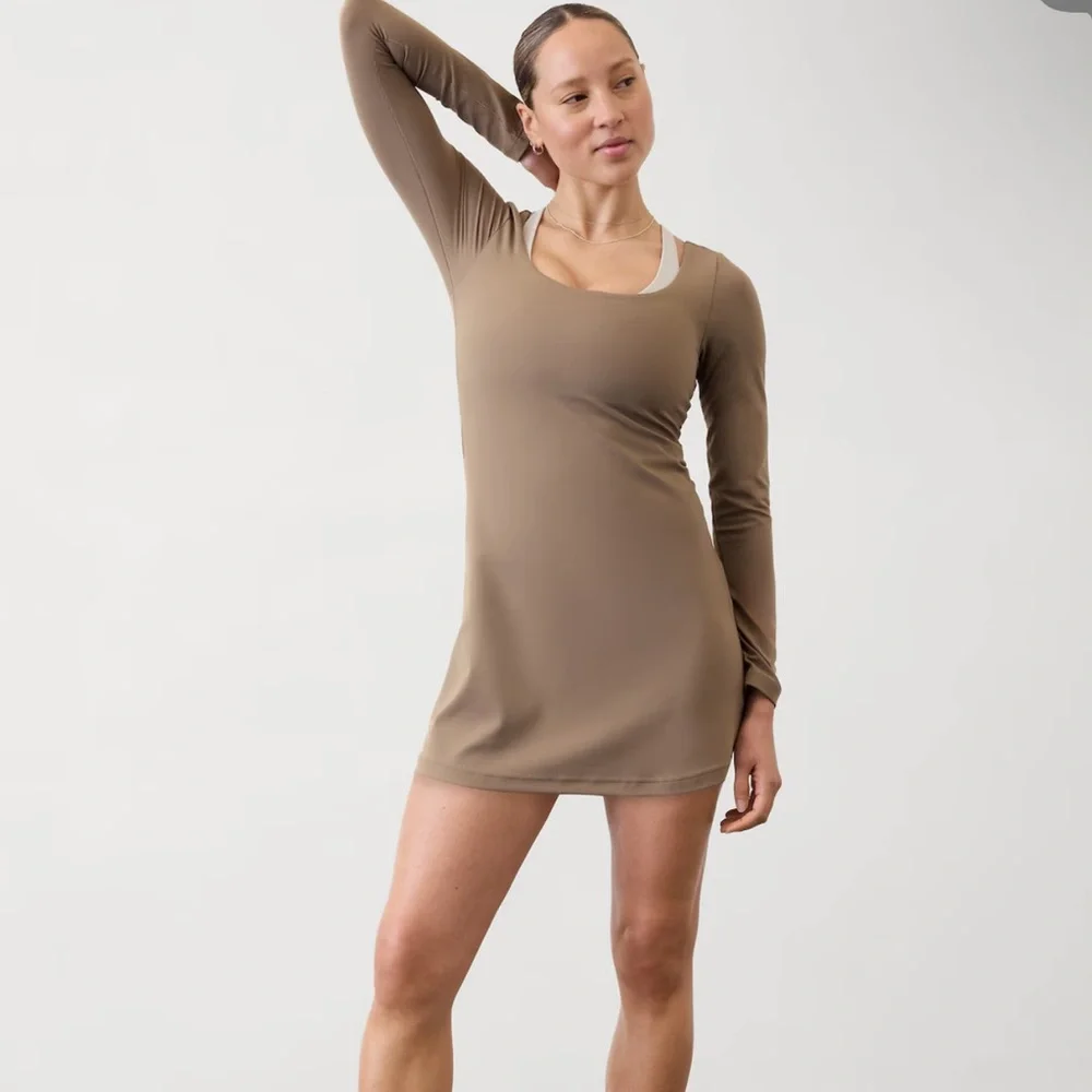 Athleta Transcend Long Sleeve Dress size S NWT - Picture 2 of 6